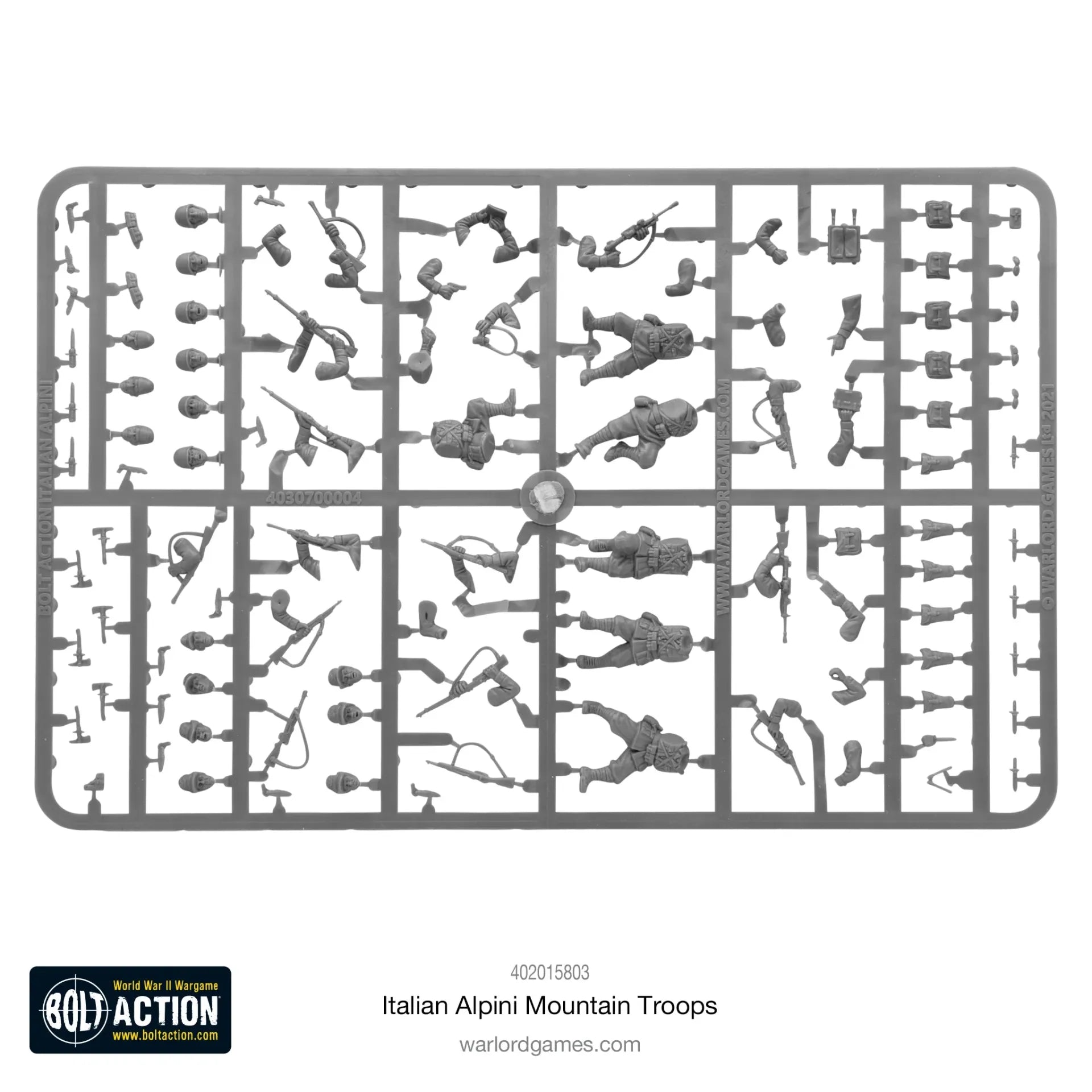 Bolt Action Alpini Bergstrupper Plastbox Set