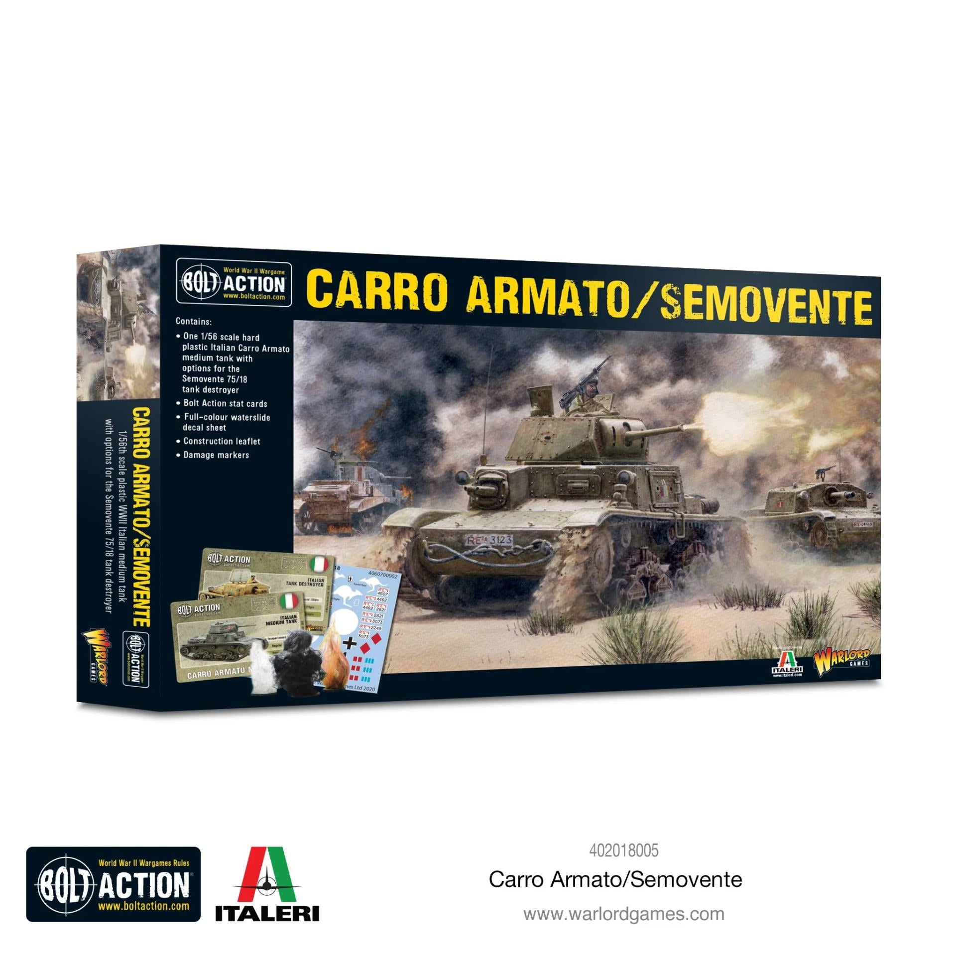 Bolt Action Stridsvagn och Semovente