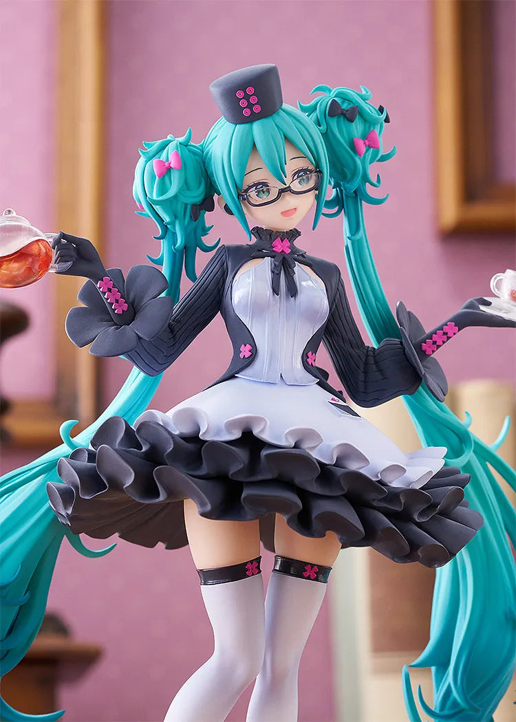 Hatsune Miku Glasögon X Cafe Pop Up Parade Figur