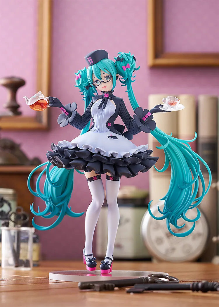 Hatsune Miku Glasögon X Cafe Pop Up Parade Figur