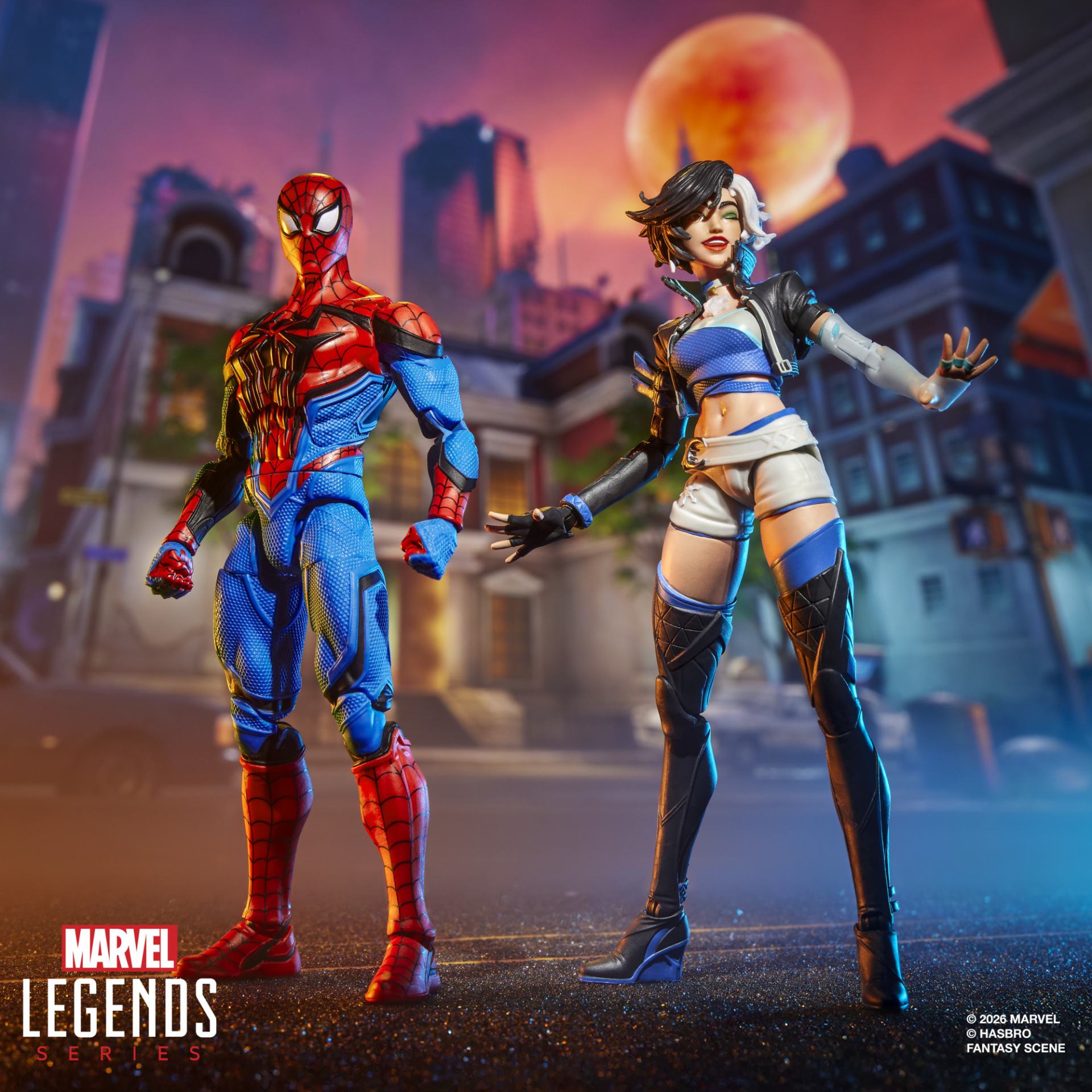 Marvel Legends Marvel Rivals Spider-Man and Luna Snow Action Figure