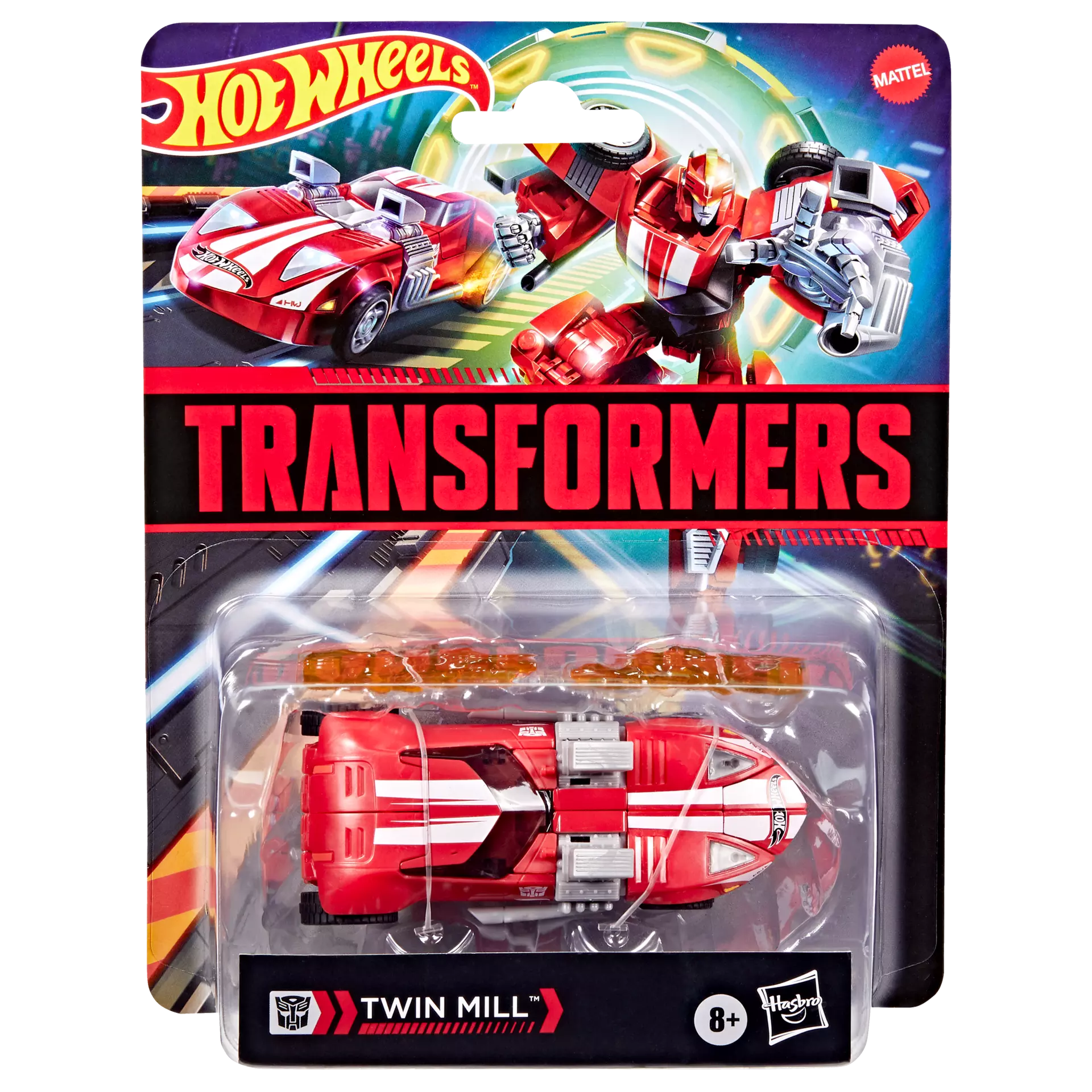 Transformers X Hot Wheels Twin Mill Actionfigur – Omvandlande Samlarfigur