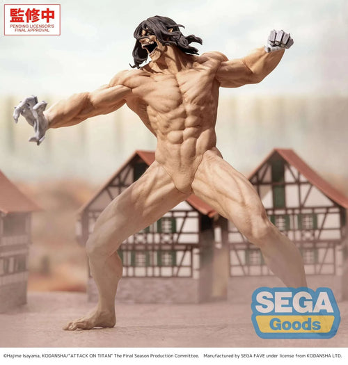 Attack On Titan Eren Yeager Attack Titan Gigantix-figurin
