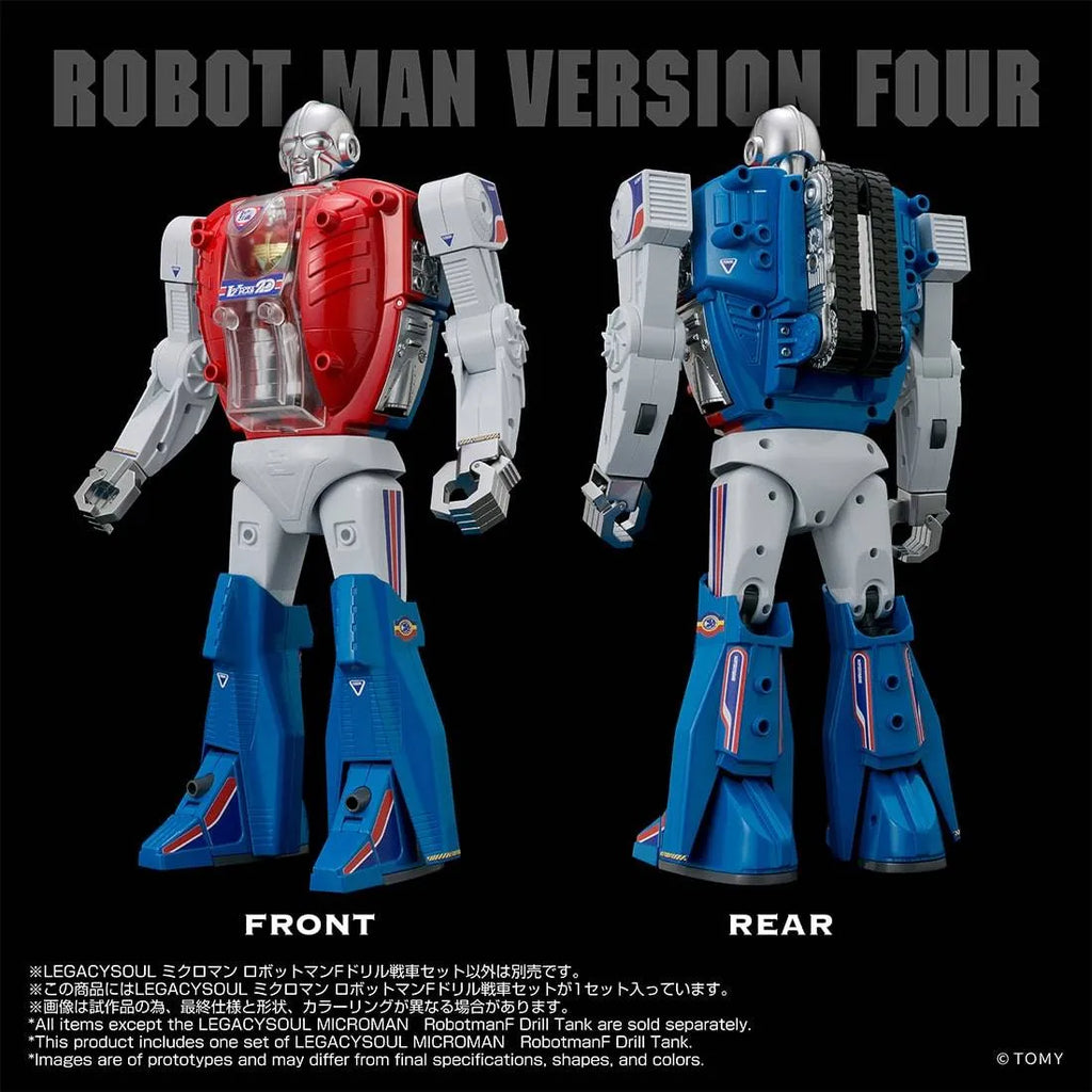 Legacysoul Microman Robotman F-borrtank Set