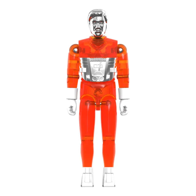 Micronauts Wave 04 Tidsresenär Orange Genomskinlig ReAction+ Figur