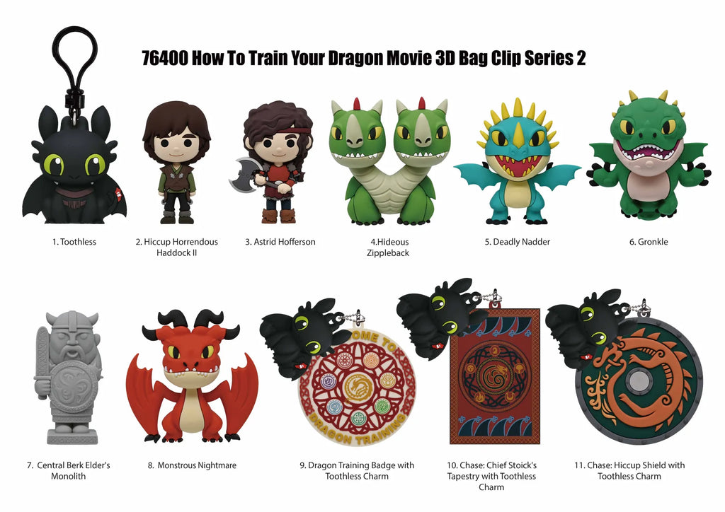 Draktränaren S2 Väskklämma Blind Box Display (24)