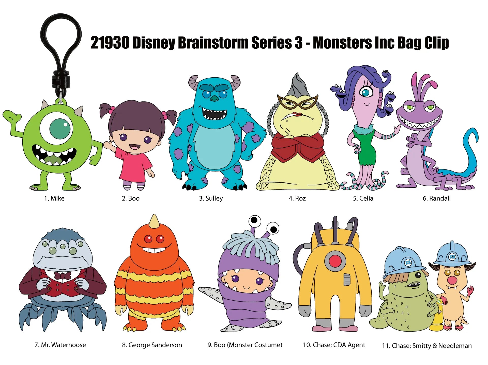 Monsters Inc 15-årsjubileum Väsksnaps Blind Box Display (24)