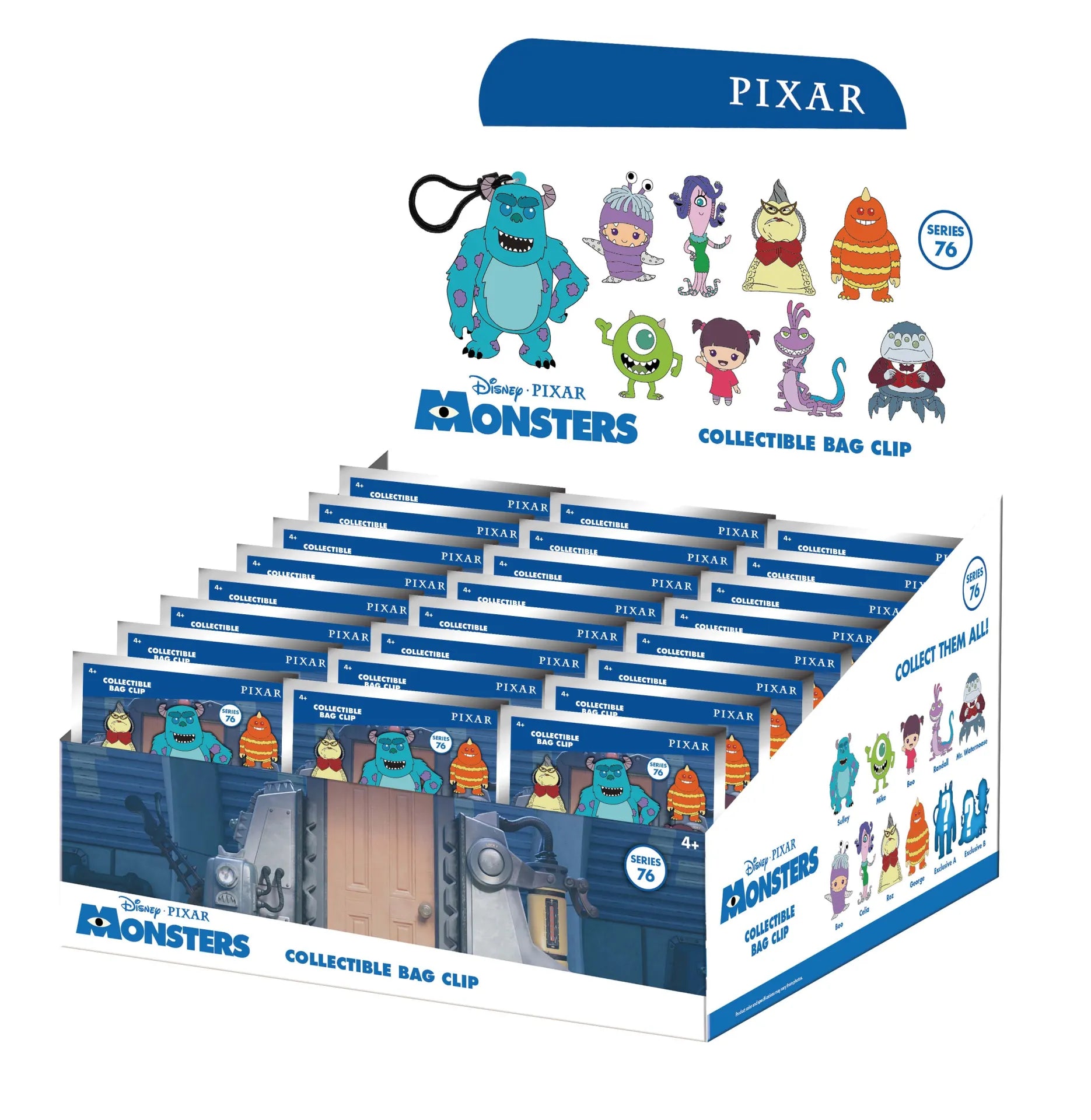 Monsters Inc 15-årsjubileum Väsksnaps Blind Box Display (24)