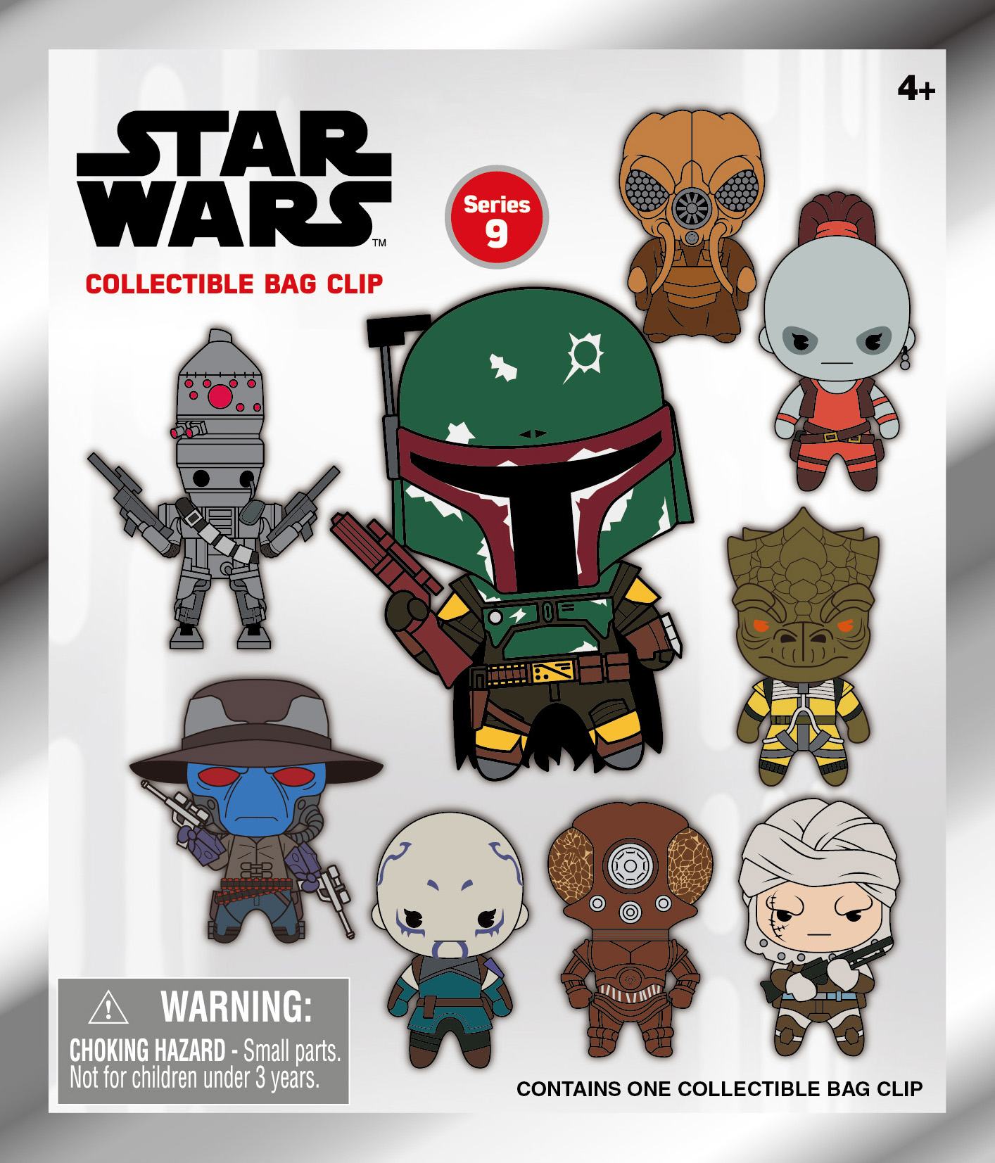 Star Wars Mest Eftertraktade Prisjägare Väsksmycke Blind Box Display (24)