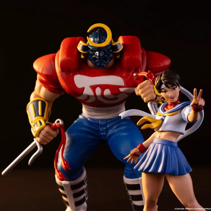 Street Fighter Street Jam: Sakura och Sodom Figurset i Skala 1:10