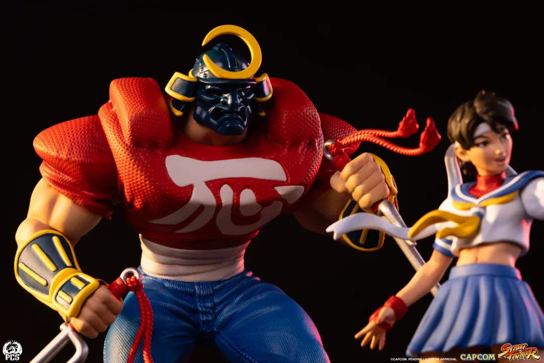 Street Fighter Street Jam: Sakura och Sodom Figurset i Skala 1:10