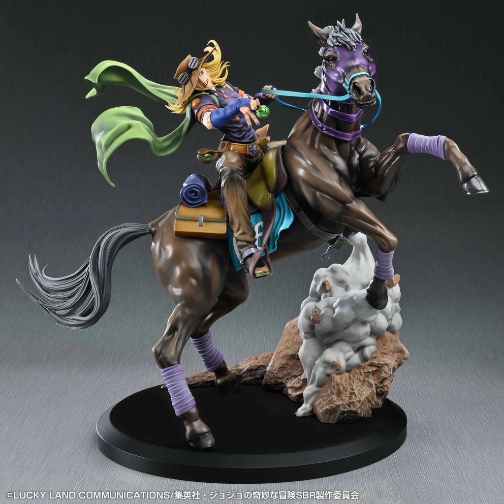 Steel Ball Run Gyro Zeppeli and Valkyrie Figure
