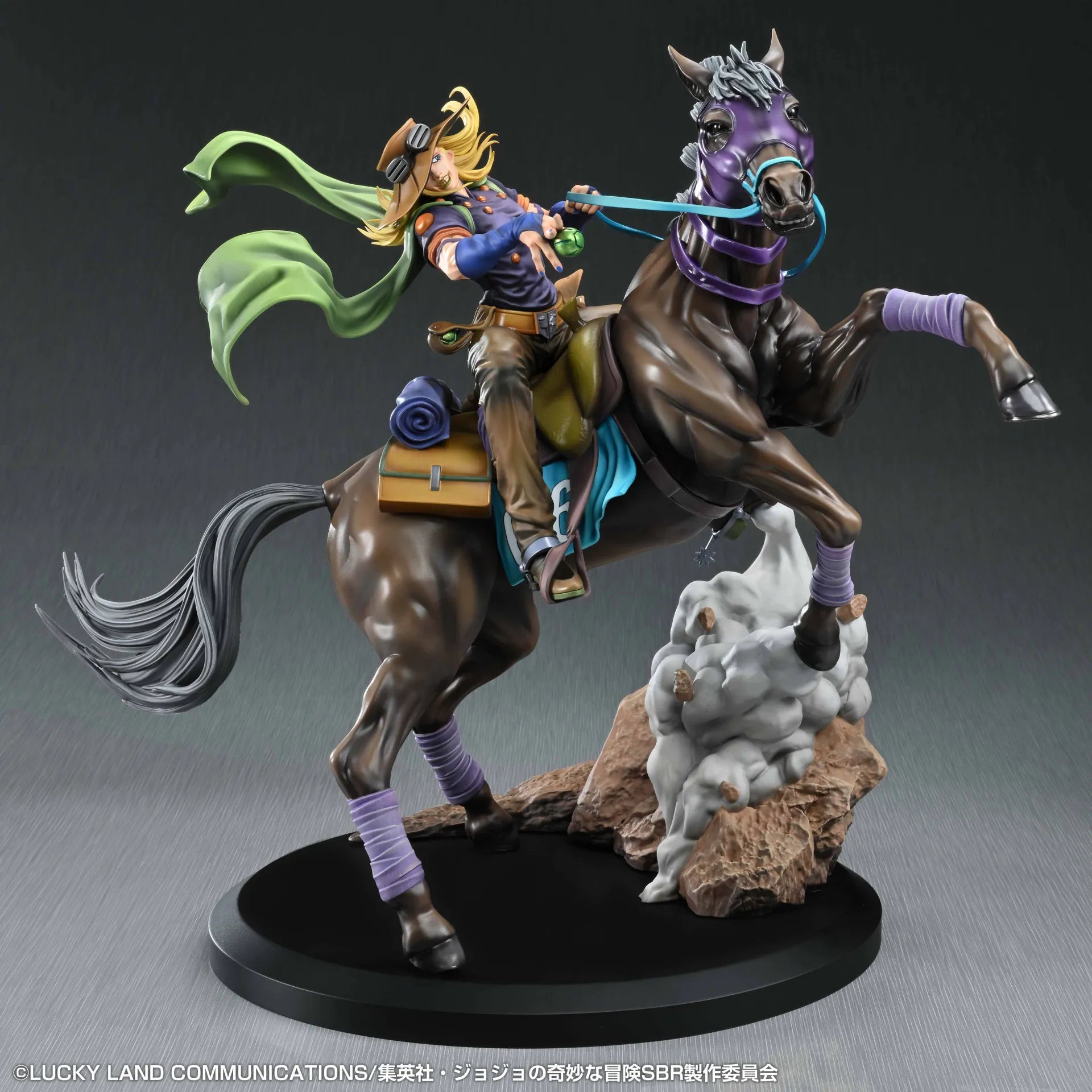 Steel Ball Run Gyro Zeppeli och Valkyrie Figur