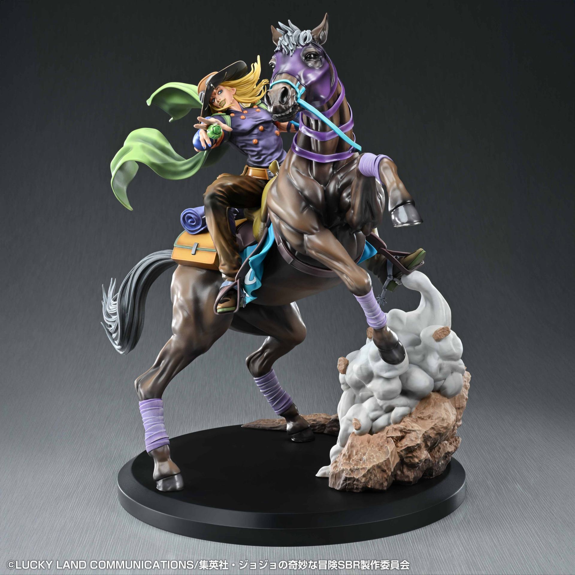 Steel Ball Run Gyro Zeppeli och Valkyrie Figur
