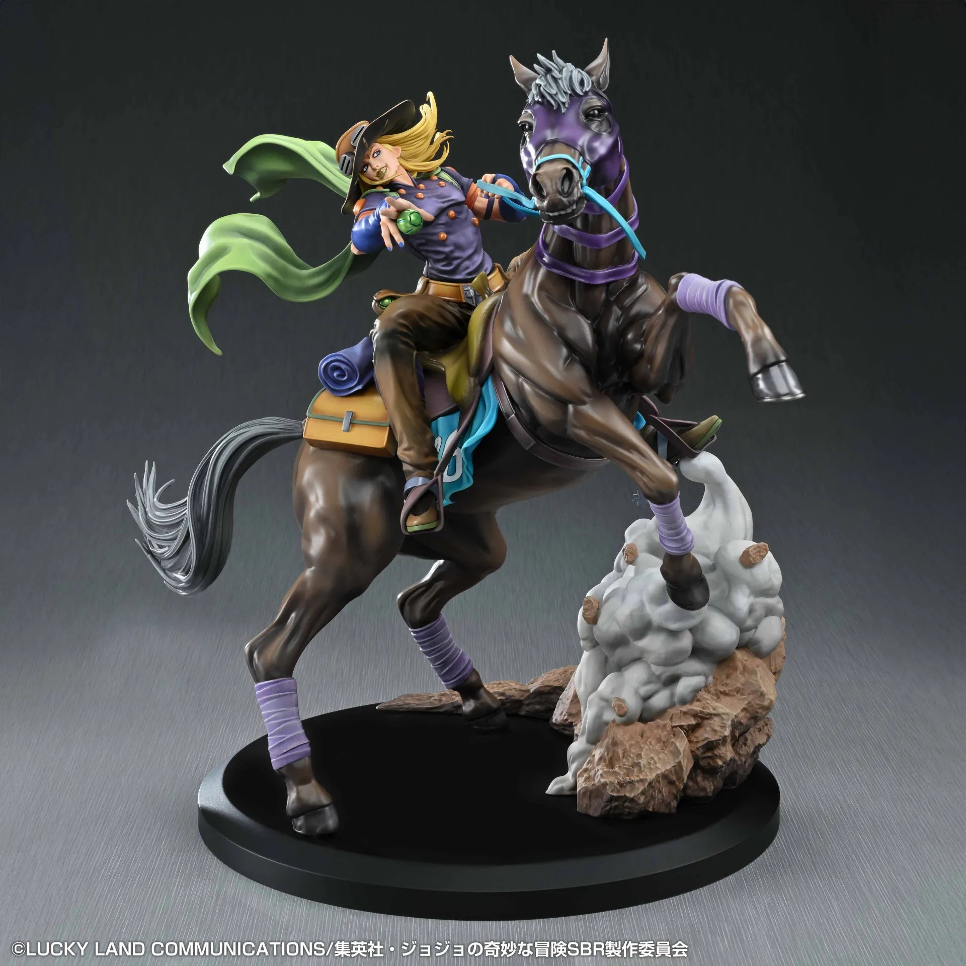 Steel Ball Run Gyro Zeppeli och Valkyrie Figur