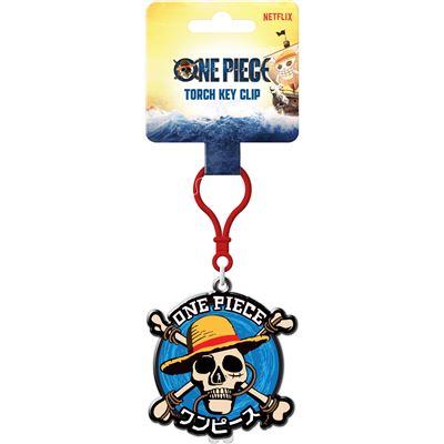 One Piece Straw Hat Crew Ikon Fackla Nyckelring