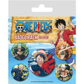 Etthålsmärkepaket från One Piece – Komplett samling med temamärken från anime, manga, film och TV-serier