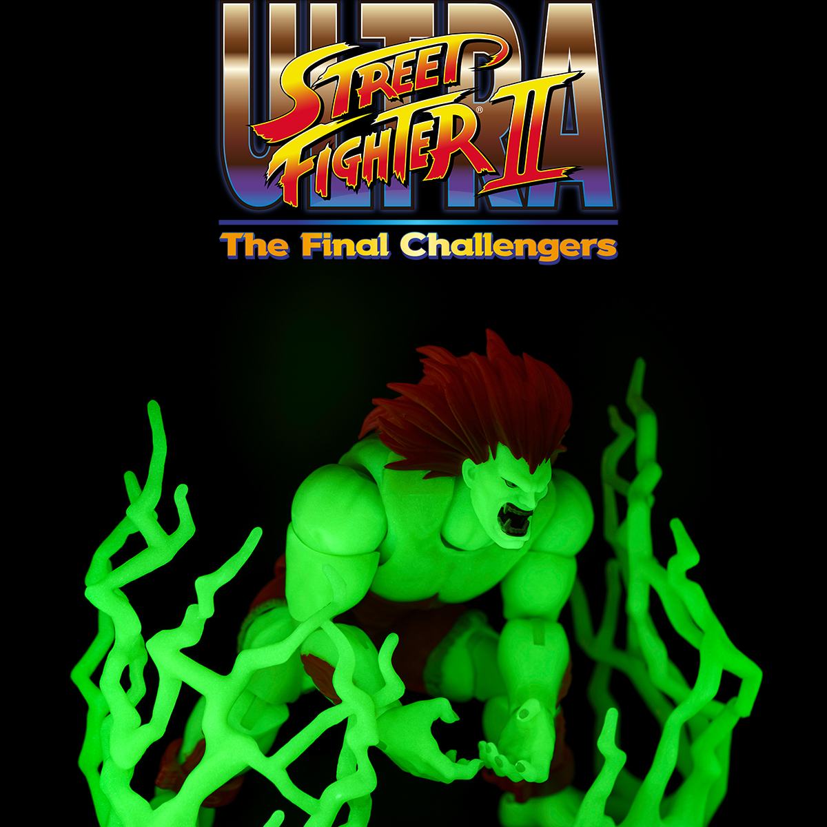 Street Fighter Ultra II Blanka Player 2 Glow-in-the-Dark Action Figure Limited Edition