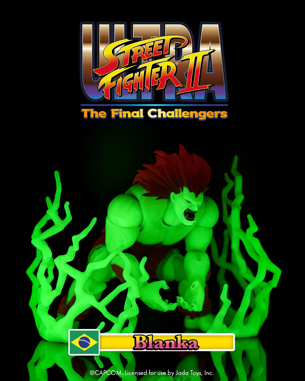 Street Fighter Ultra II Blanka Player 2 Glow-in-the-Dark Action Figure Limited Edition