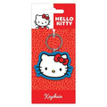 Sanrio Hello Kitty-ansikte PVC-nyckelring