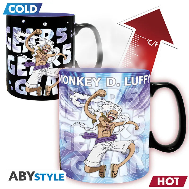 One Piece Gear 5 Värmeförändrande Mugg