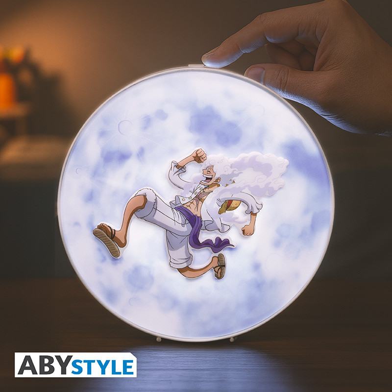 One Piece Gear 5-lampa - LED-belysning inspirerad av Luffys ultimata förvandling, bärbar och väggmonterbar