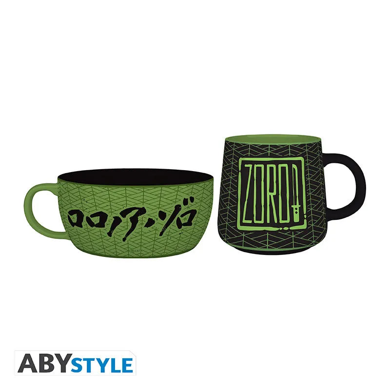 One Piece Zoro Frukostset – Komplett paket med skål och mugg från ABYstyle