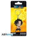 One Piece Portgas D Ace PVC-nyckelring