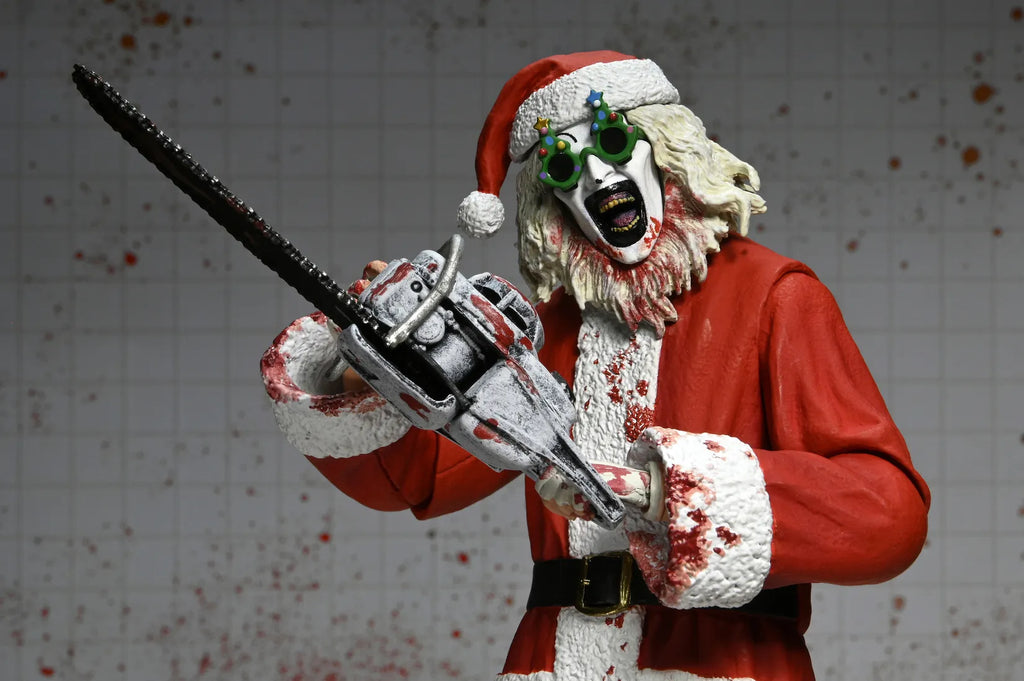 Terrifier 3 Konstnären Clown Tomtedräkt Blodig Ultimat Actionfigur