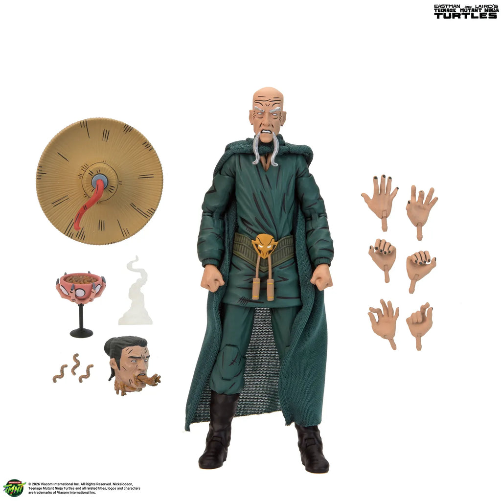 TMNT Mirage Comics Foot Mystic Mashima Action Figure – Detailed 7-inch Collectible from NECA with Interchangeable Parts and Original Kevin Eastman Art