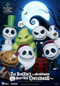 The Nightmare Before Christmas Tim Burton Series Display Set (24) - Mini Egg Attack Collectible Figures with Glow-in-the-Dark