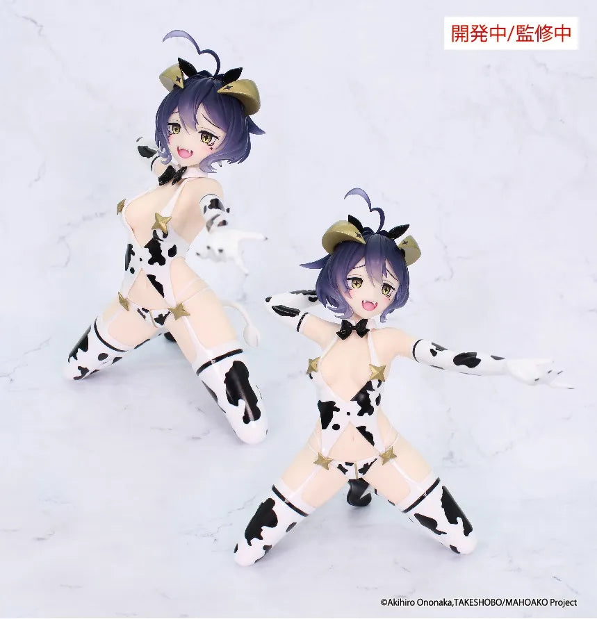 Figur i skala en sjundedels karat av Magia Evil med ko-mönster från Gushing Over Magical Girls