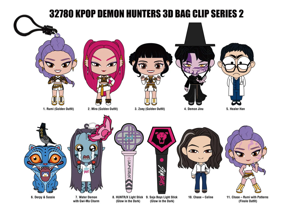 Kpop Demon Hunters S.2 Klämma För Väska Blindbox Display (24)