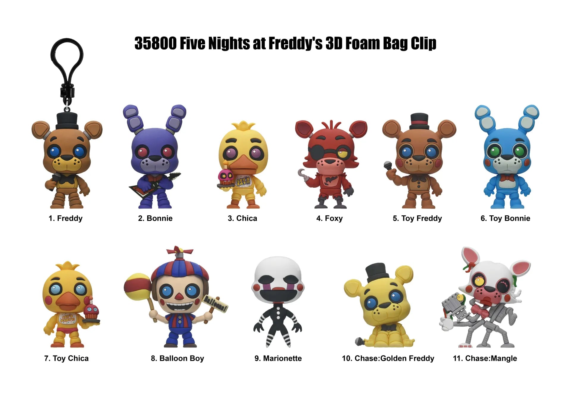 Fem Nätter på Freddy's Påsklämma Blind Box Display (24)