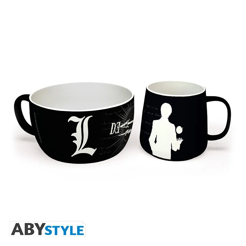 Death Note Frukostset – Skål och Mugg med Originaldesign från ABYstyle