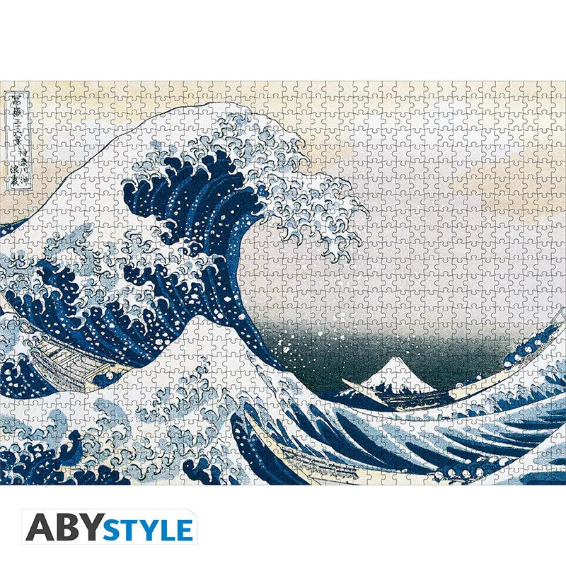 Hokusai Vågen vid Kanagawa Pussel (1000 bitar)
