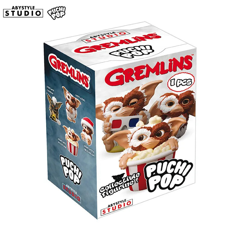 Gremlins Puchipop Blind Box-set (8) med samlarfigurer av Gizmo och Mogwai