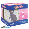 Sailor Moon Luna & Artemis Katter Mugg – Officiell Figursamlarprodukt med 320 ml Kapacitet och Svart Fönsterkartong