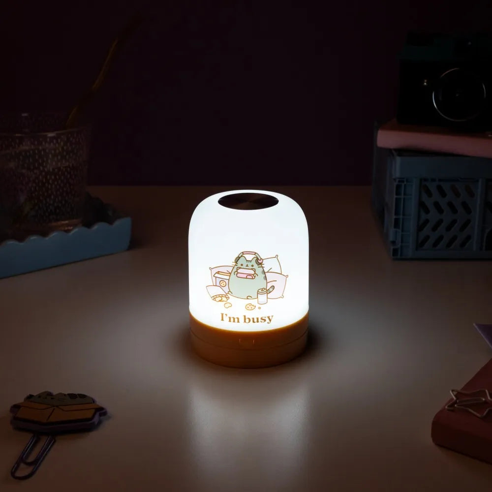 Pusheen Rumslampa med LED-belysning och USB-C-laddning