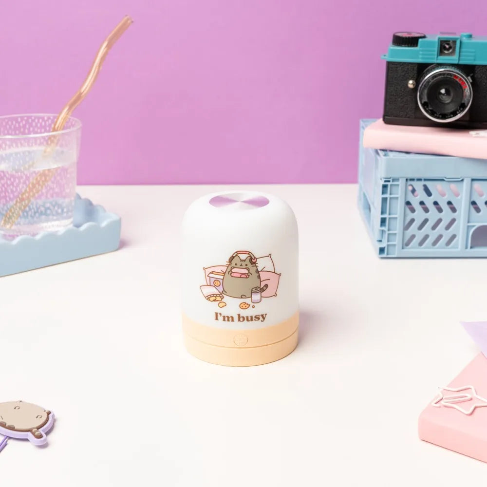 Pusheen Rumslampa med LED-belysning och USB-C-laddning