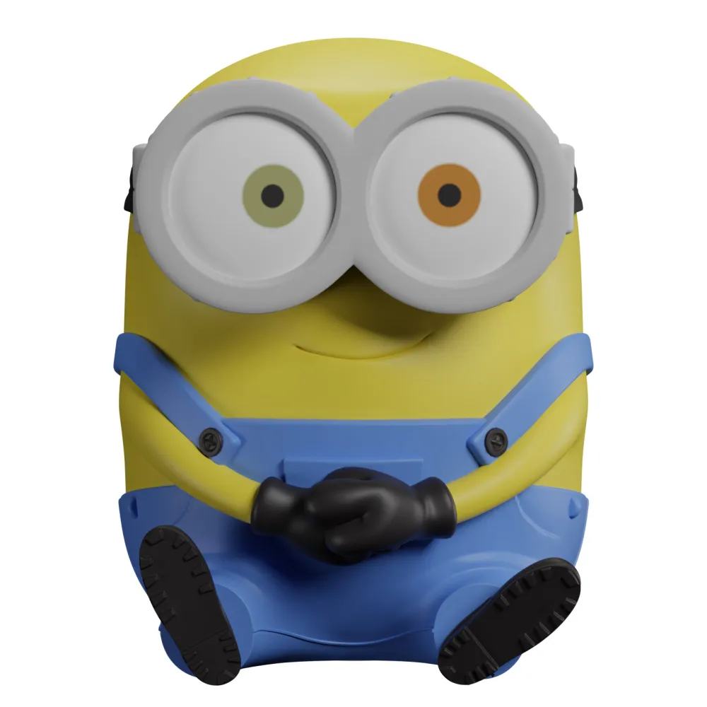 Minions Squishy-lampa i silikon och ABS med LED-belysning, timer och uppladdningsbart batteri