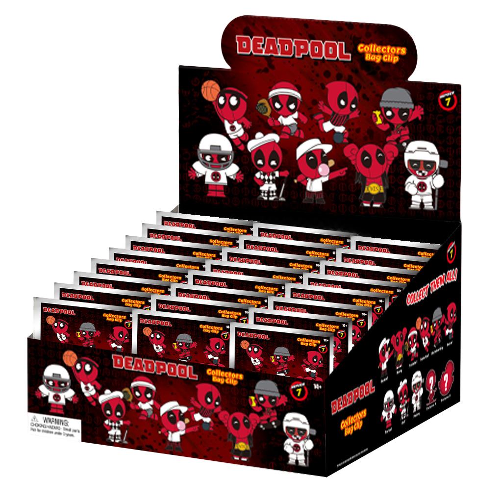 Deadpool S7 Väsksamlas Klämma Blindbox Display (24)