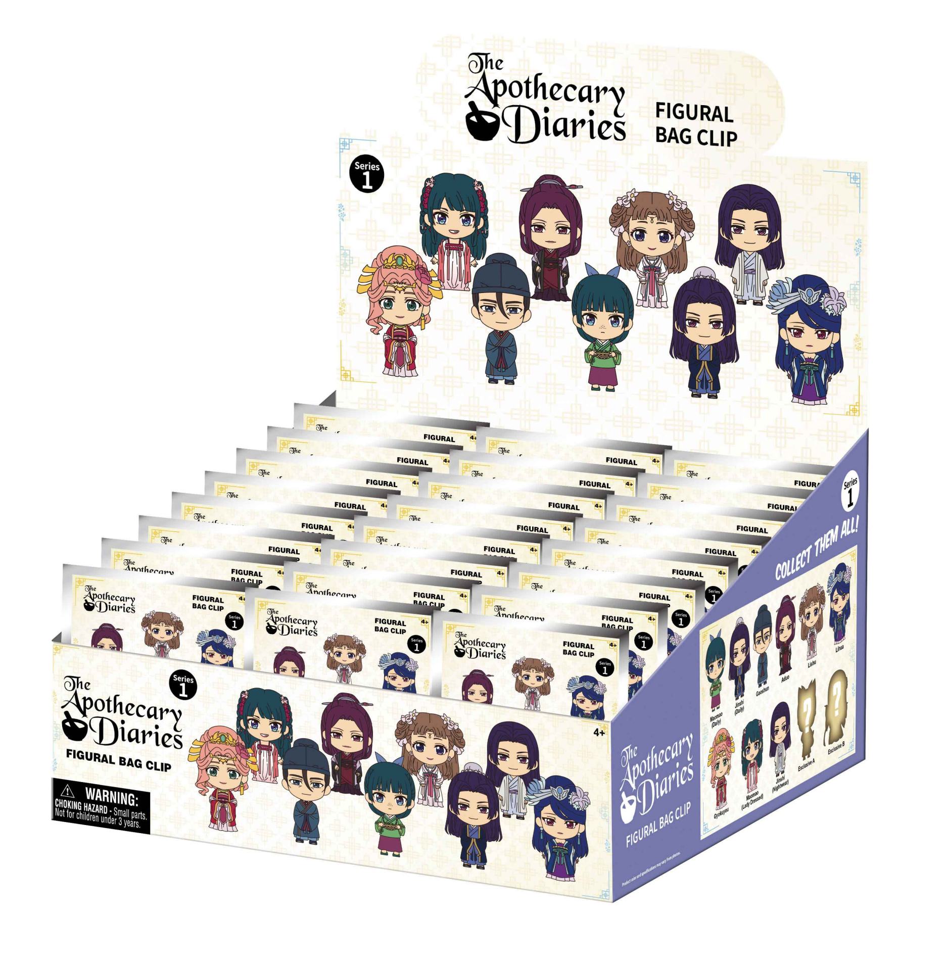 Apothecary Diaries Displayställ med Påsfästen i Blind Box, 24-pack