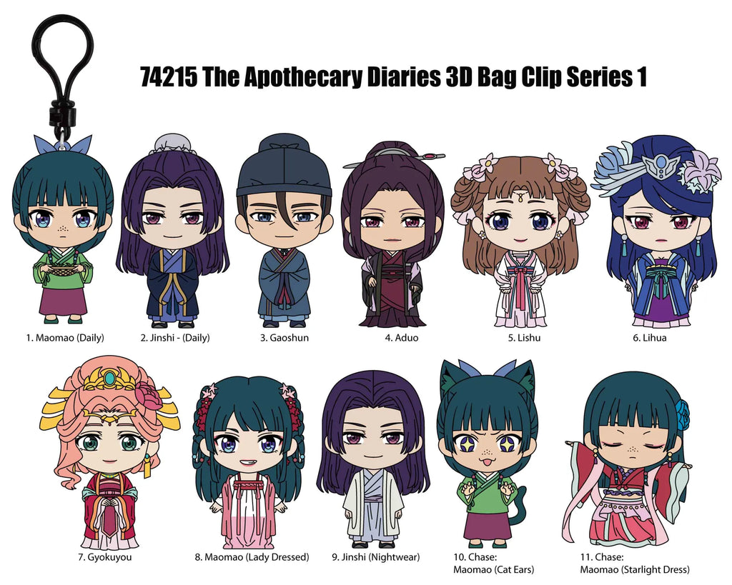 Apothecary Diaries Displayställ med Påsfästen i Blind Box, 24-pack