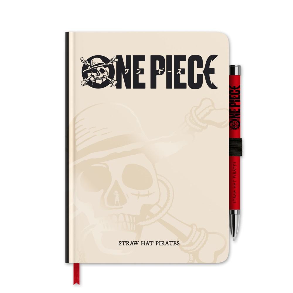 One Piece Netflix A5-anteckningsblock med ljuspenna