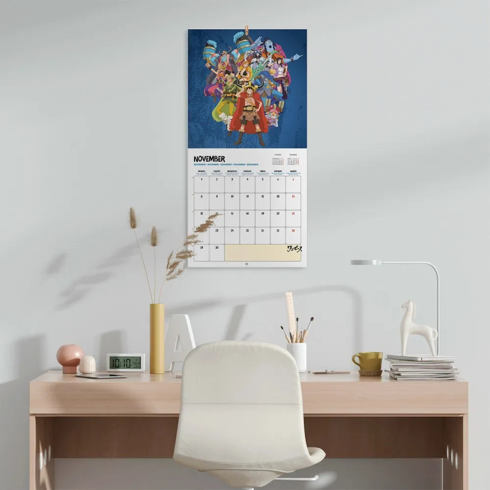 One Piece Kalender 2027 – Väggkalender med 12 månaders motiv