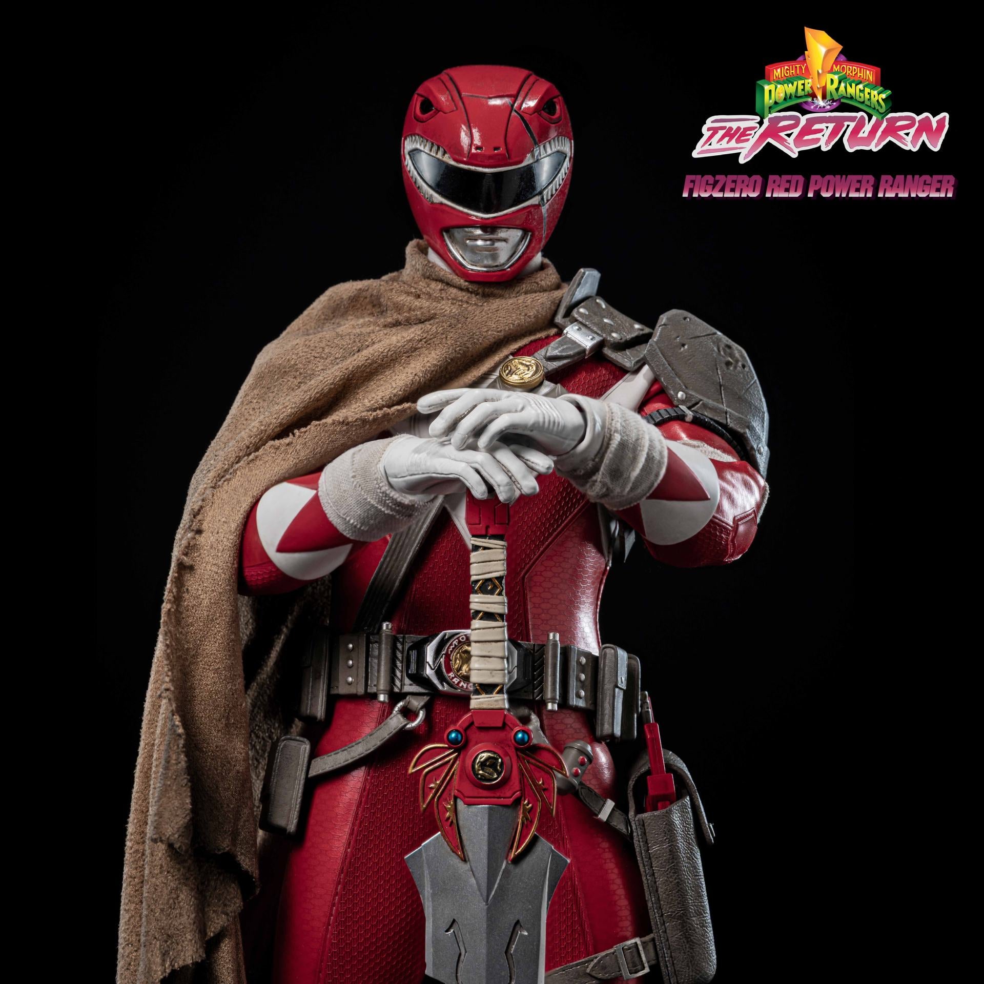 Mighty Morphin Power Rangers Återkomsten Röd Power Ranger 1/6 Actionfigur
