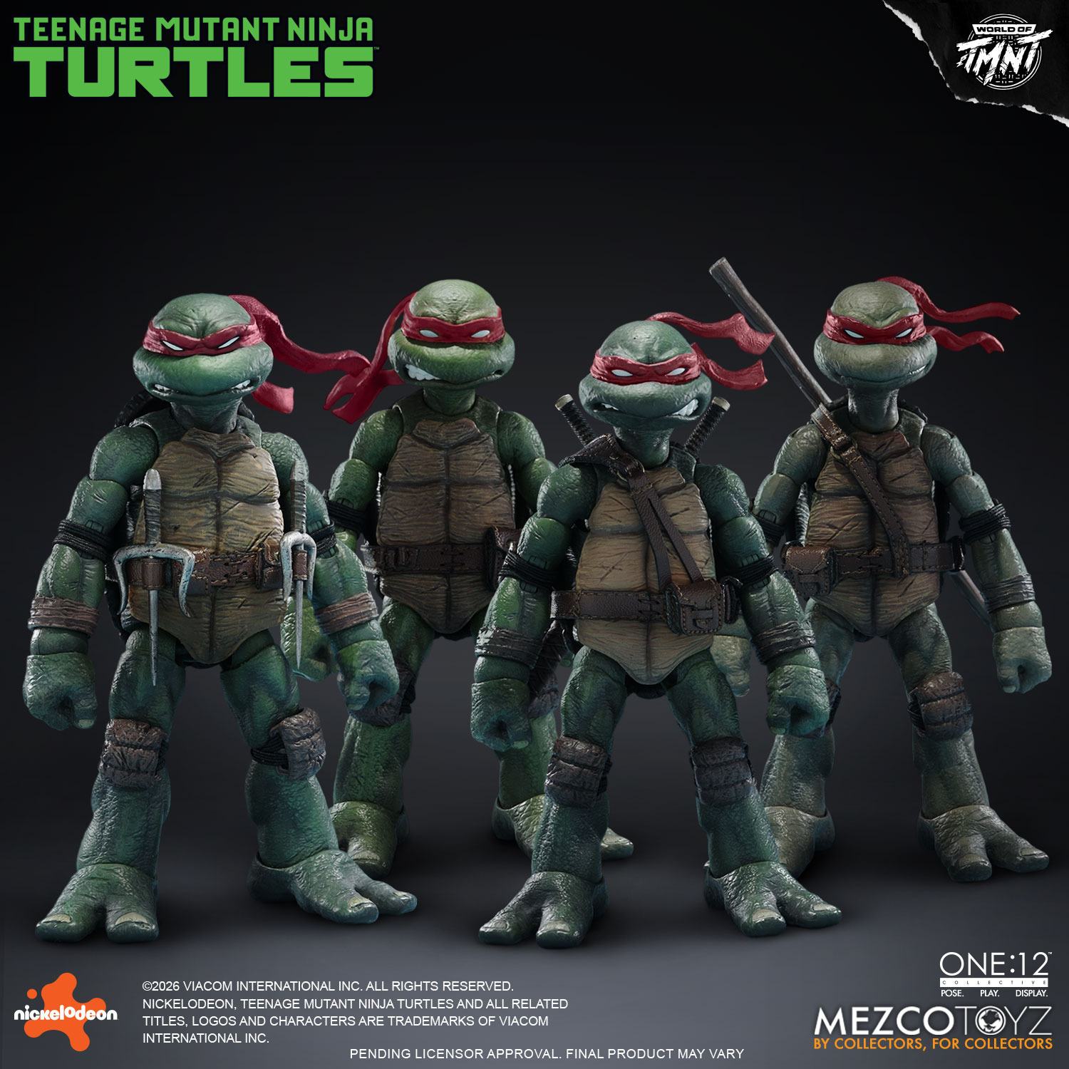 One:12 Collective Teenage Mutant Ninja Turtles Figurer Boxset