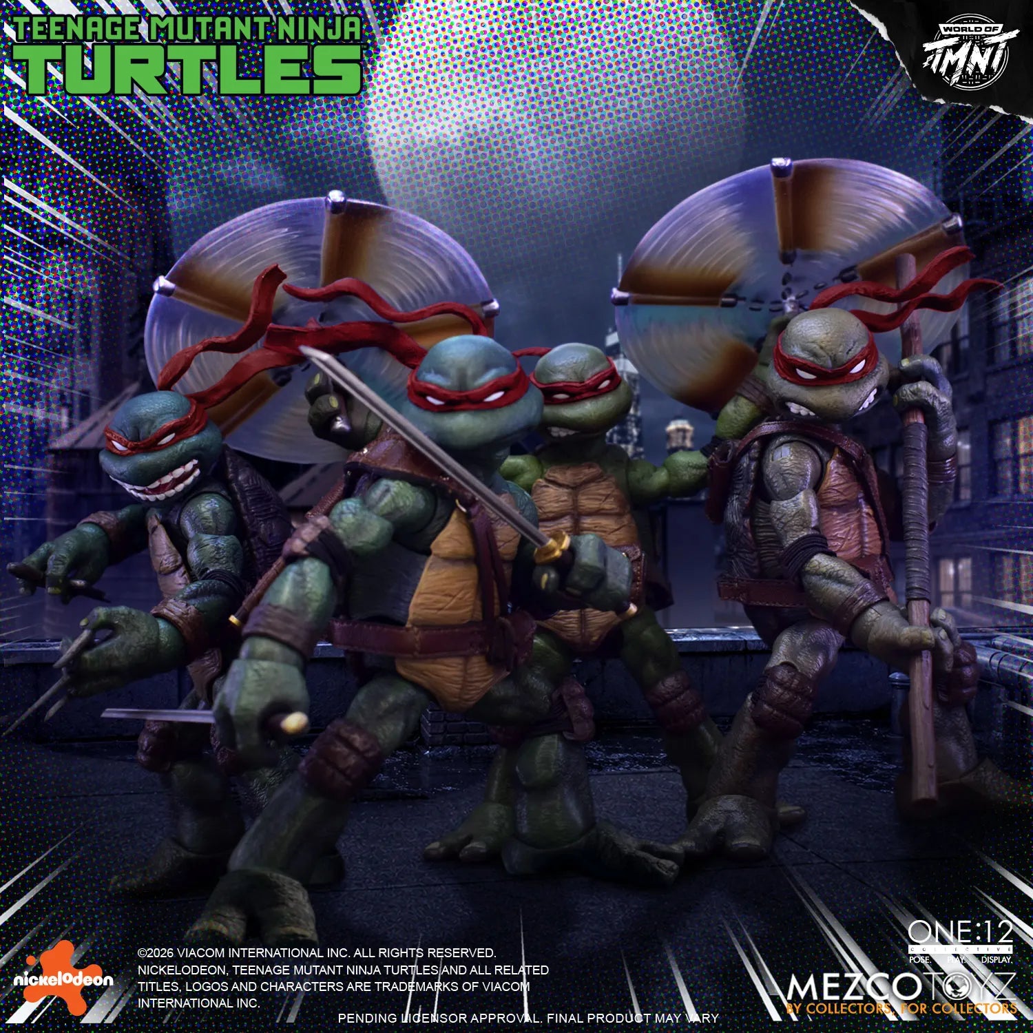 One:12 Collective Teenage Mutant Ninja Turtles Figurer Boxset