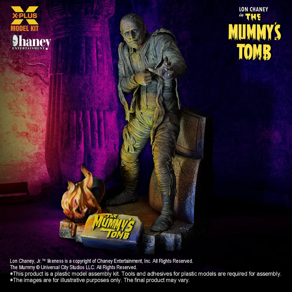 Lon Chaney Jr Som Mumie Plastmodell i skala 1/8